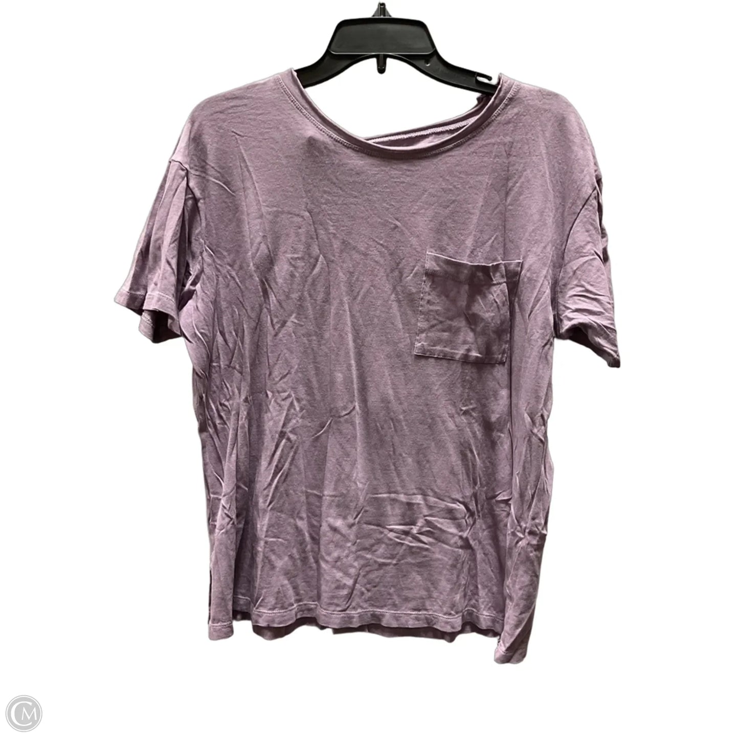 Top Short Sleeve By Madewell In Purple, Size: S