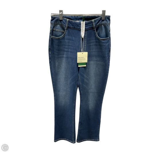 Jeans Straight By Halara In Blue Denim, Size: Sp