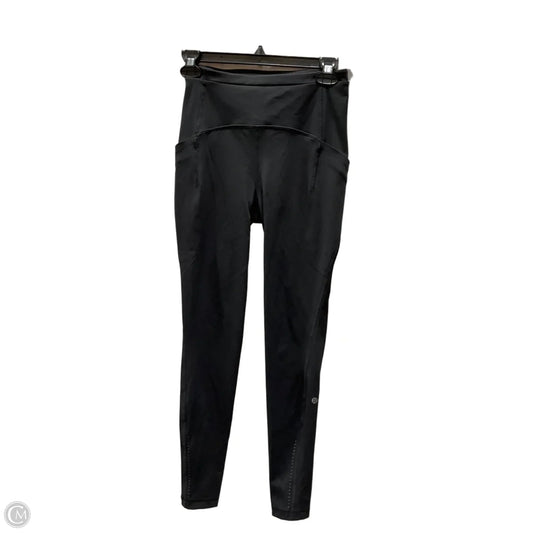 Athletic Leggings By Lululemon In Black, Size: 4