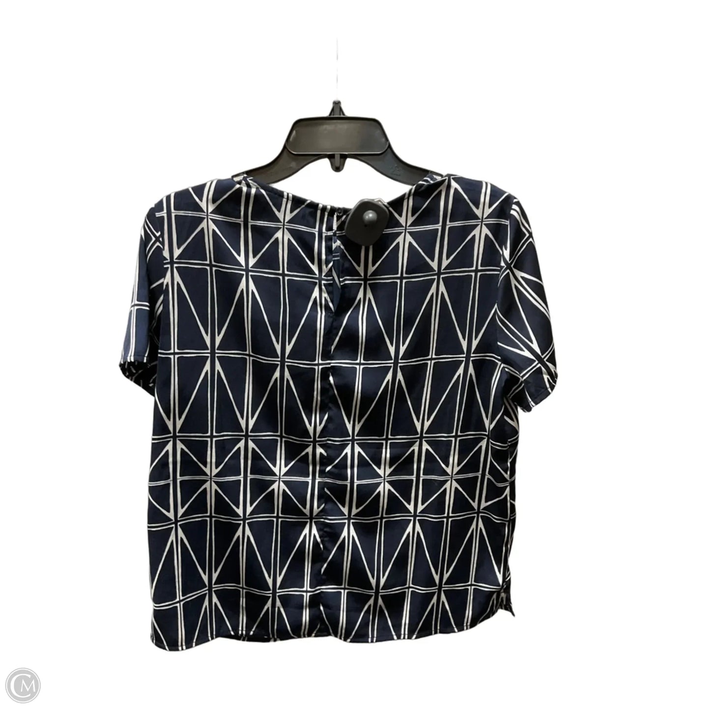 Top Short Sleeve By Banana Republic In Blue, Size: S