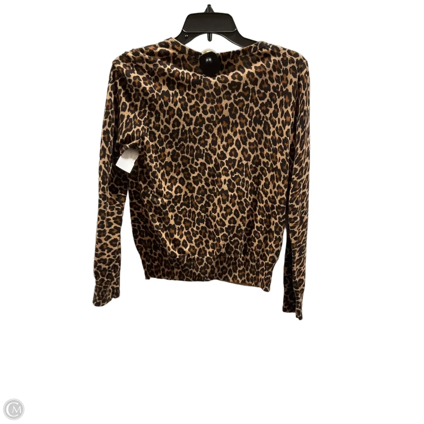 Cardigan By Lands End In Animal Print, Size: Sp