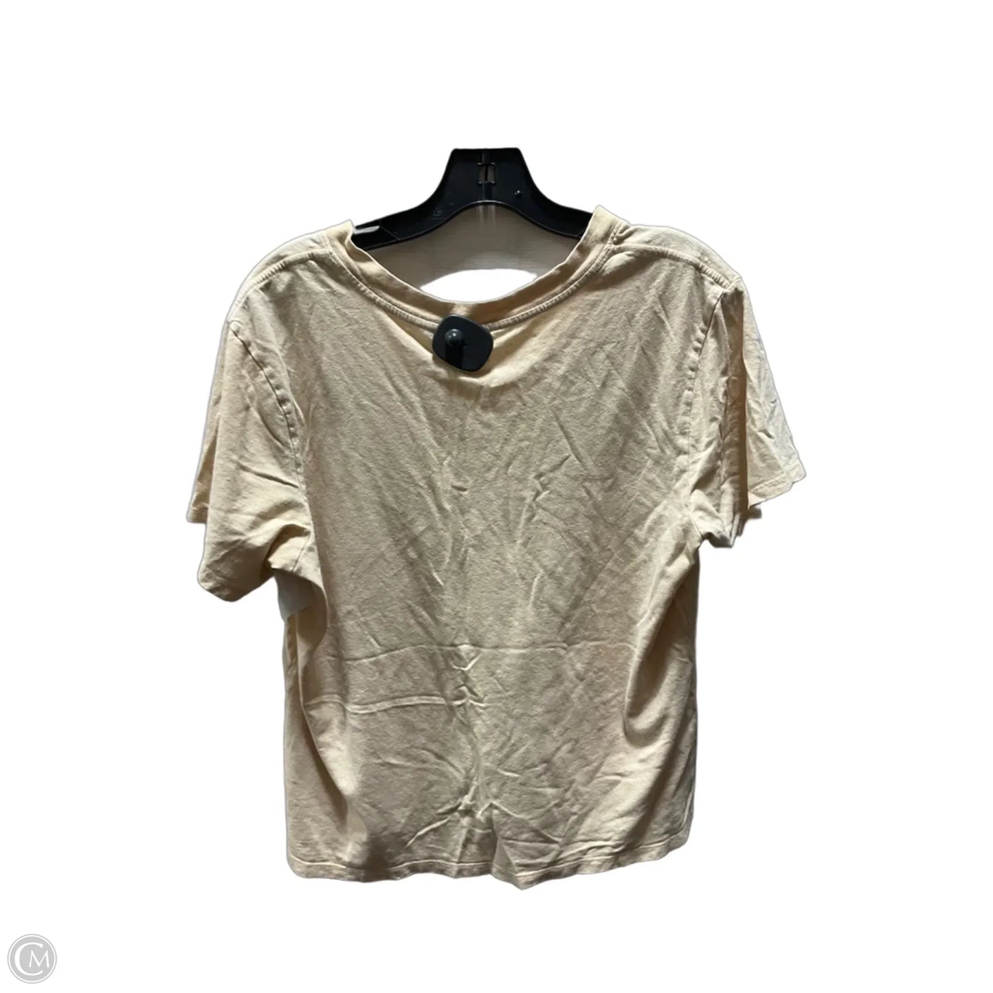 Top Short Sleeve By Everlane In Tan, Size: M