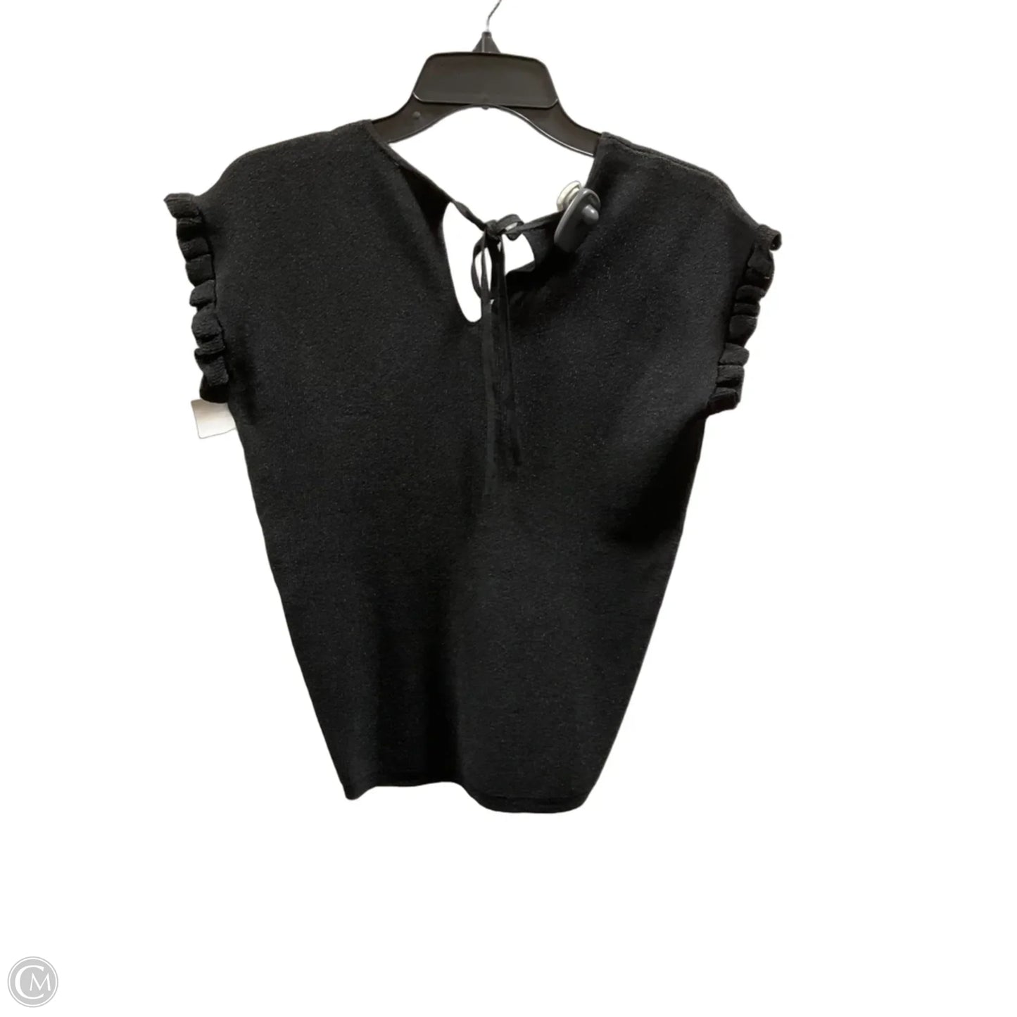 Top Short Sleeve By Ann Taylor In Black, Size: Xs