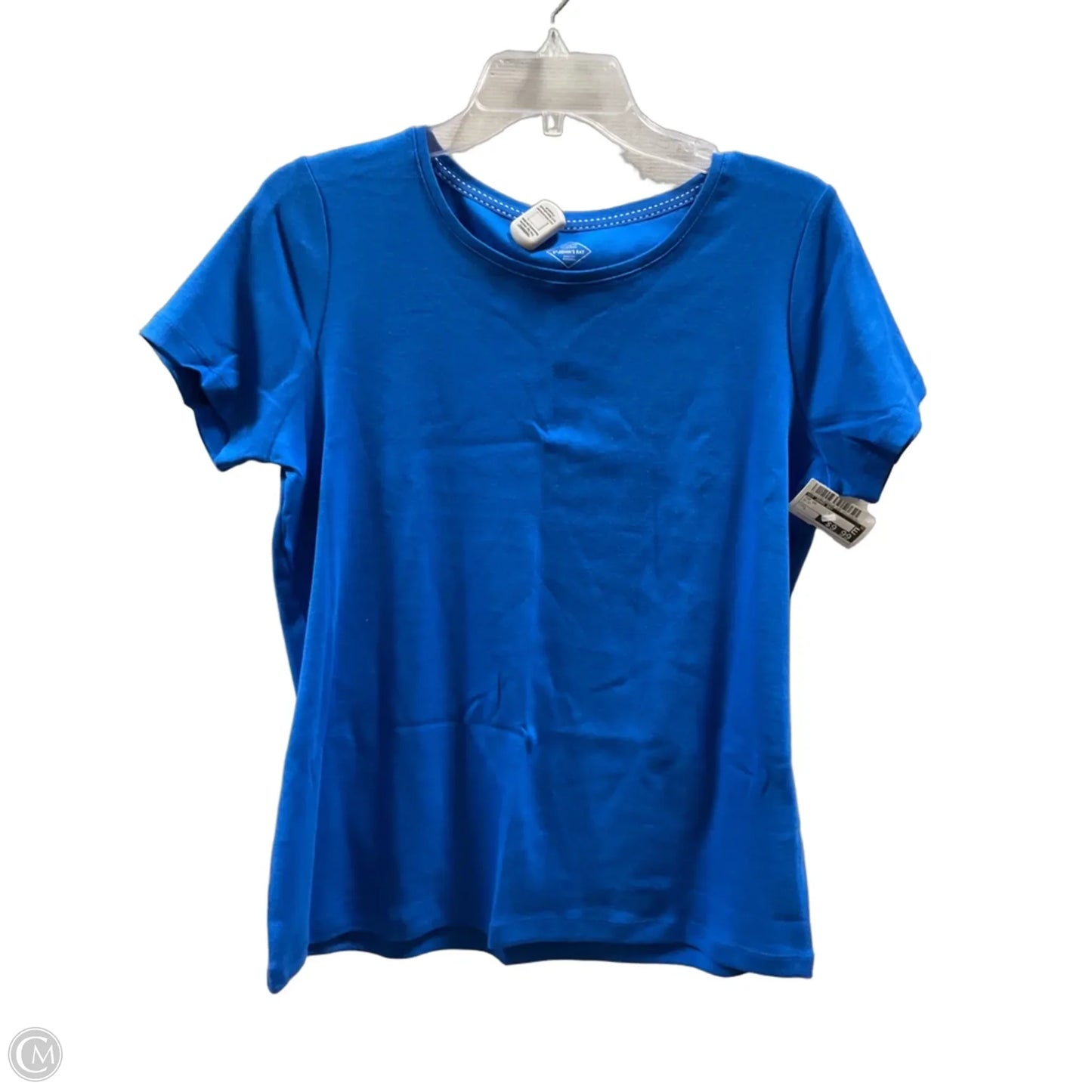 Top Short Sleeve By St Johns Bay In Blue, Size: L