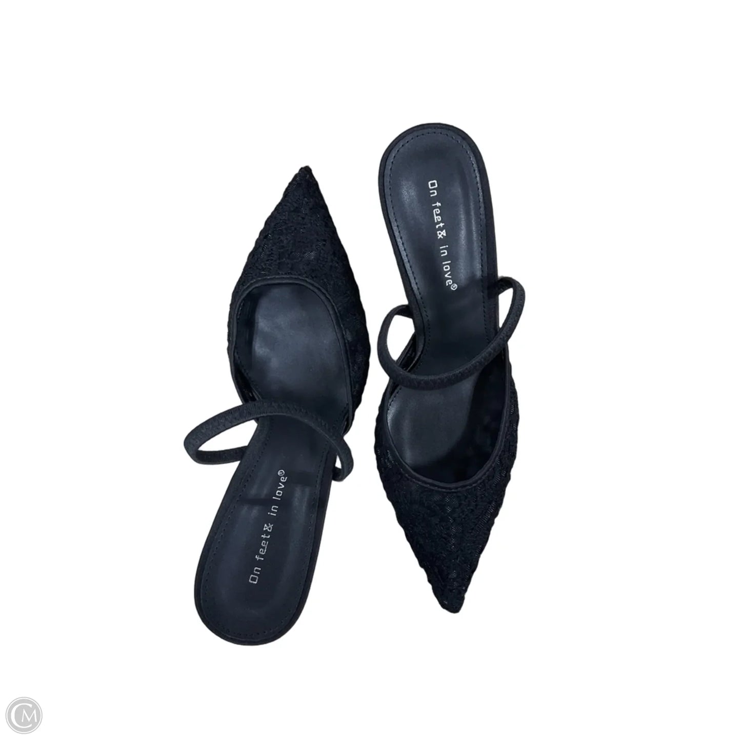 Shoes Heels Kitten By Cmf In Black, Size: 7.5