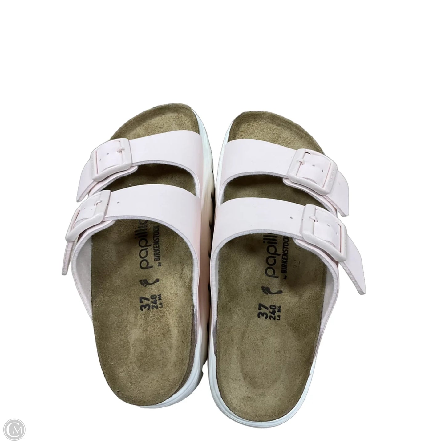 Sandals Flats By Birkenstock In Pink, Size: 6.5