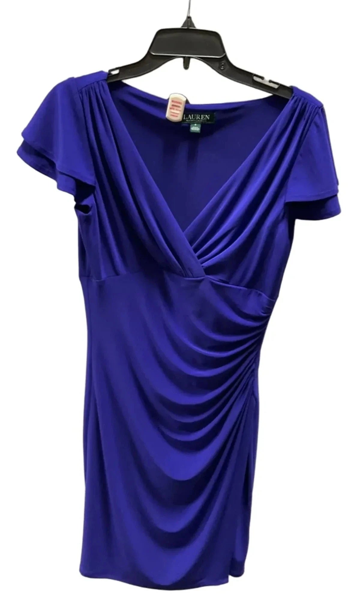 Dress Casual Midi By Lauren By Ralph Lauren In Purple, Size: 8