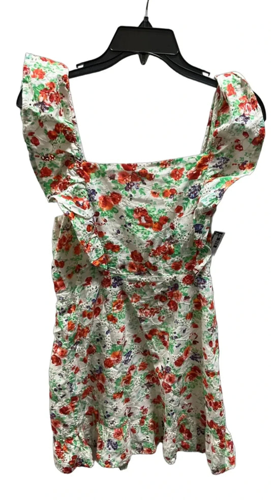 Dress Casual Short By Blue Rain In Floral Print, Size: S