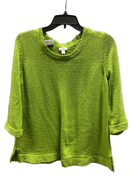 Top Long Sleeve By J. Jill In Green, Size: Lp