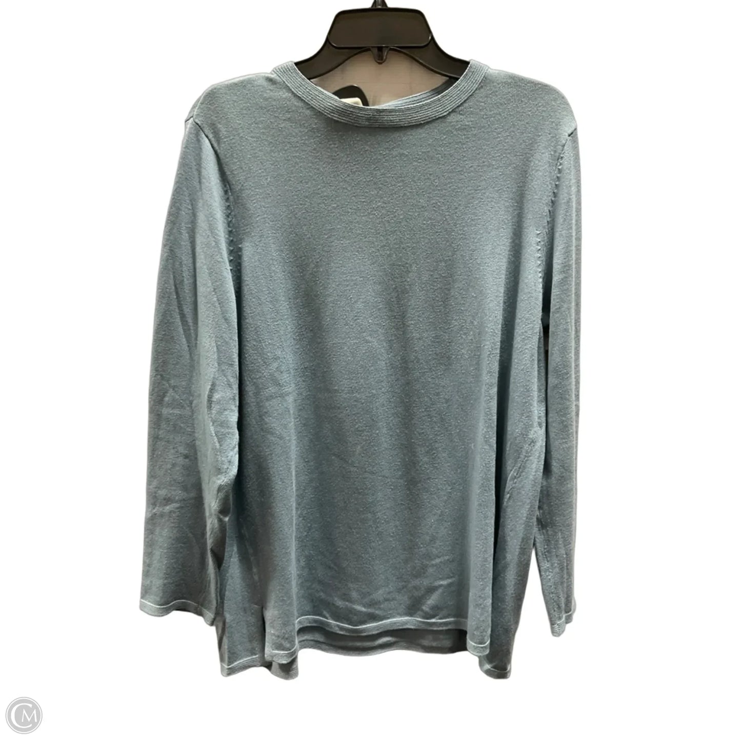 Top Long Sleeve By J. Jill In Blue, Size: L