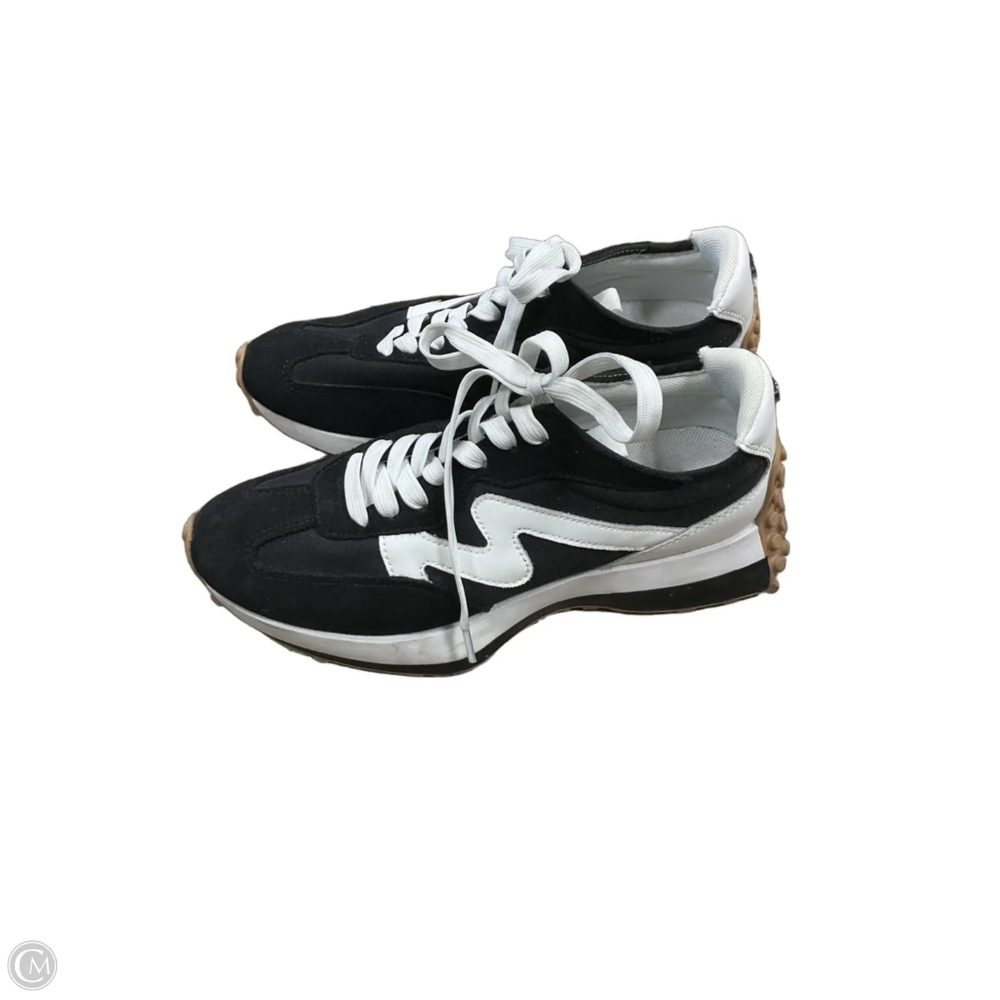 Shoes Athletic By Steve Madden In Black, Size: 8.5