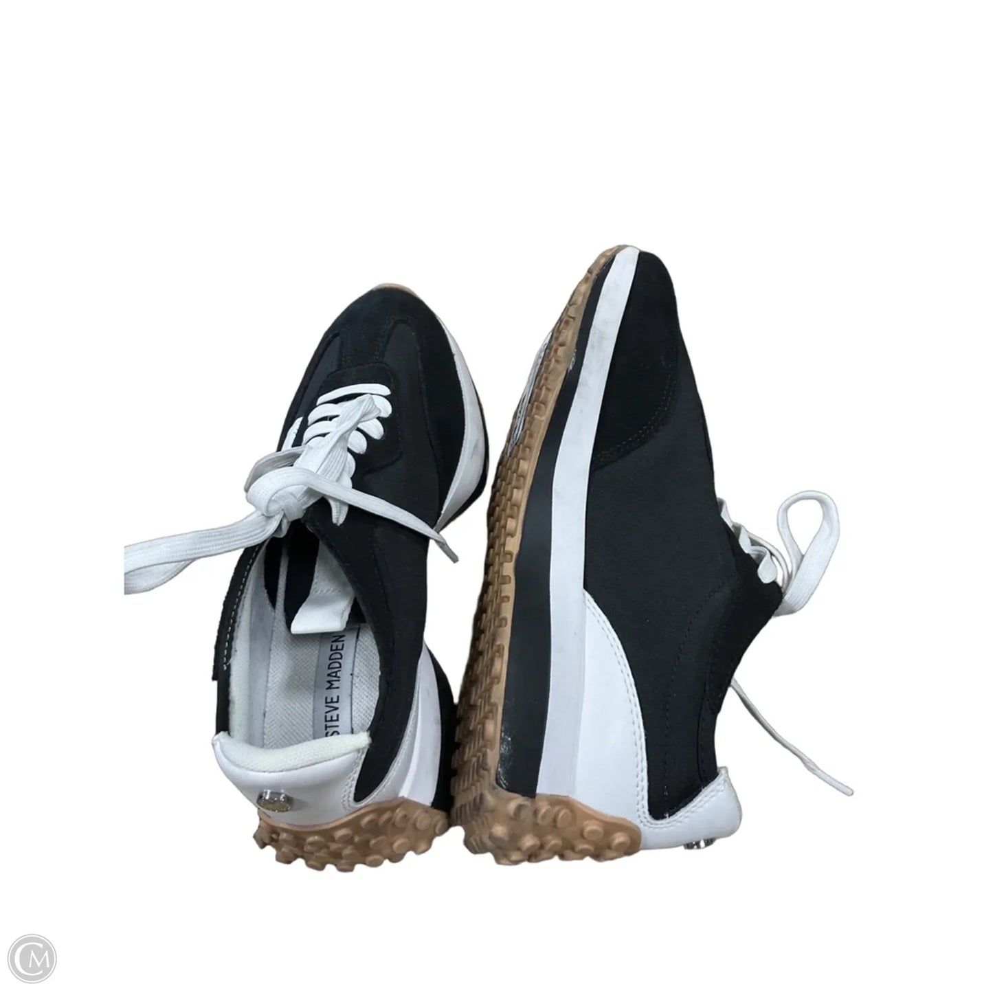 Shoes Athletic By Steve Madden In Black, Size: 8.5