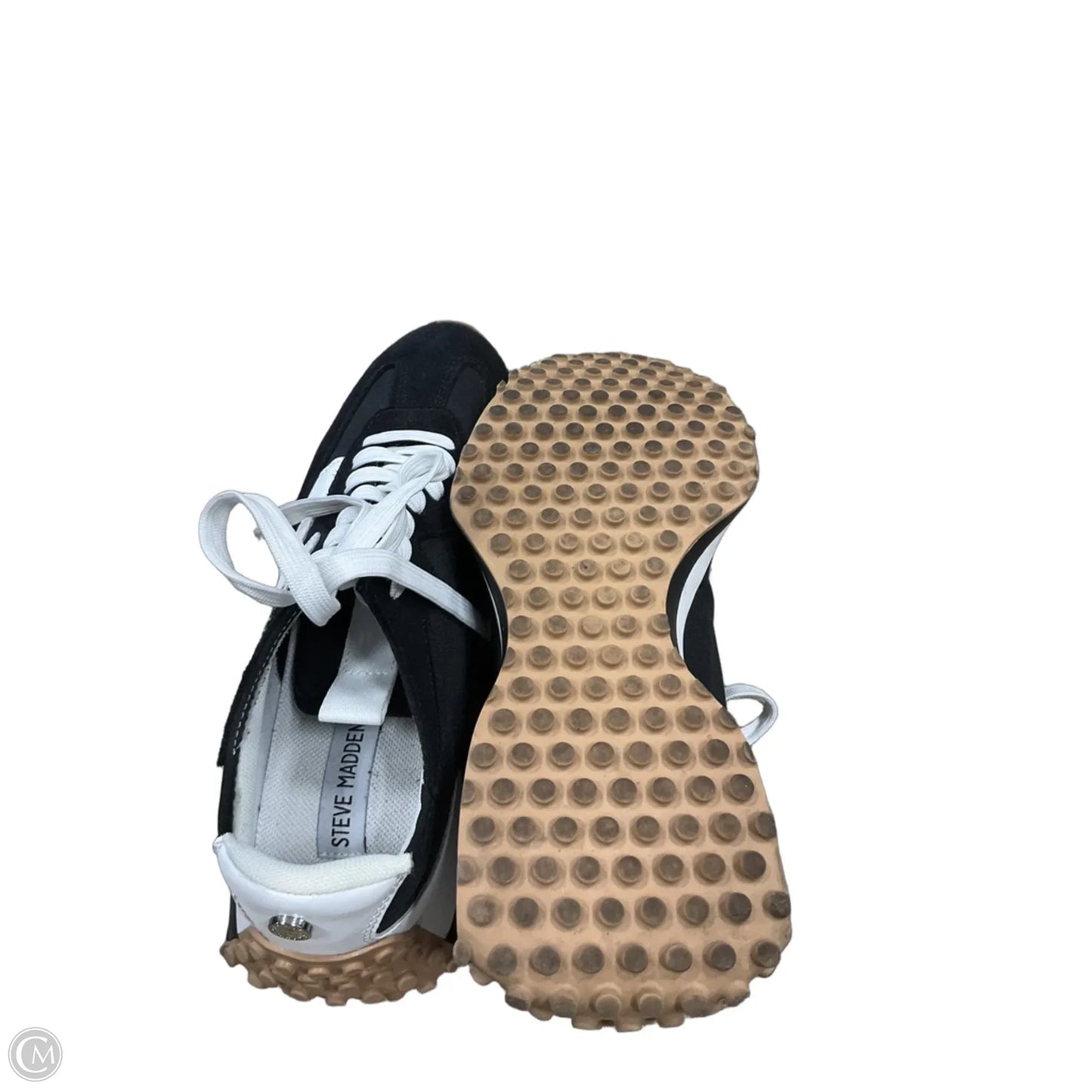 Shoes Athletic By Steve Madden In Black, Size: 8.5