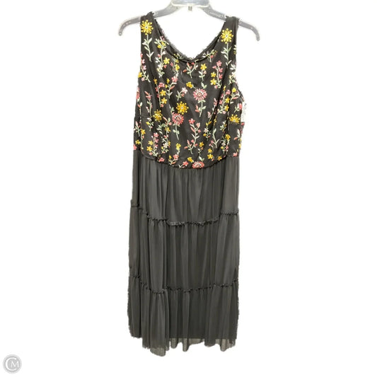 Dress Party Long By Lane Bryant In Black, Size: 16