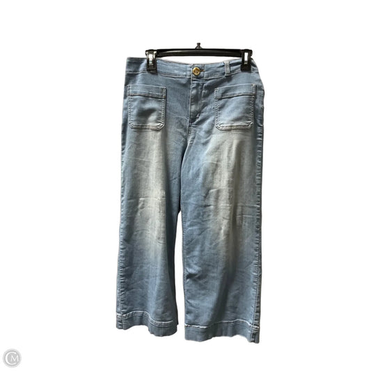Jeans Wide Leg By 1822 Denim In Blue Denim, Size: 10