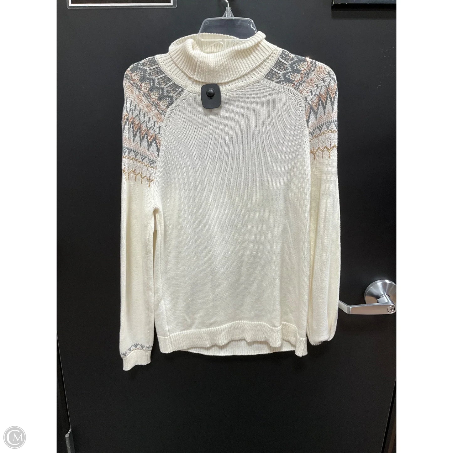 Sweater By Alya In Grey & White, Size: S