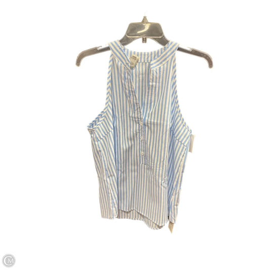 Tank Top By Cupshe In Blue & White, Size: M