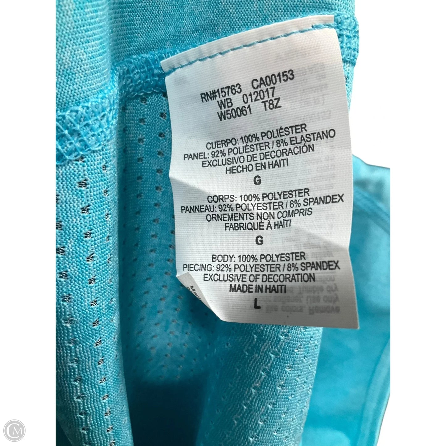 Athletic Tank Top By Champion In Blue, Size: L