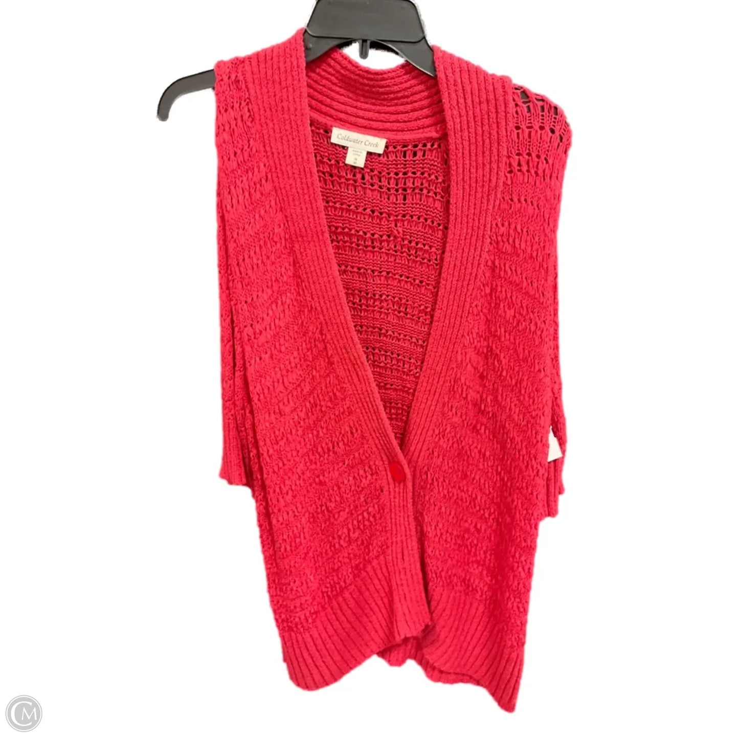 Cardigan By Coldwater Creek In Red, Size: 1x