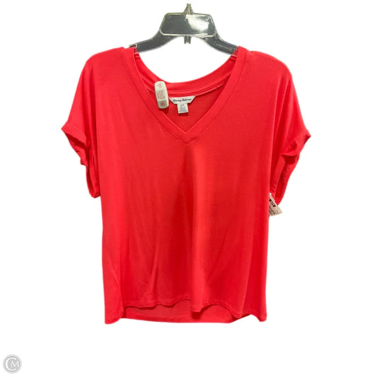 Top Short Sleeve By Tommy Bahama In Coral, Size: S