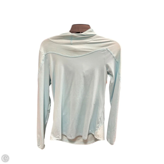 Athletic Top Long Sleeve Hoodie By Jockey In Blue, Size: S