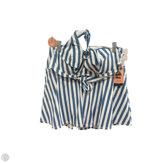Swimsuit 2pc By Cmf In Striped Pattern, Size: Xl