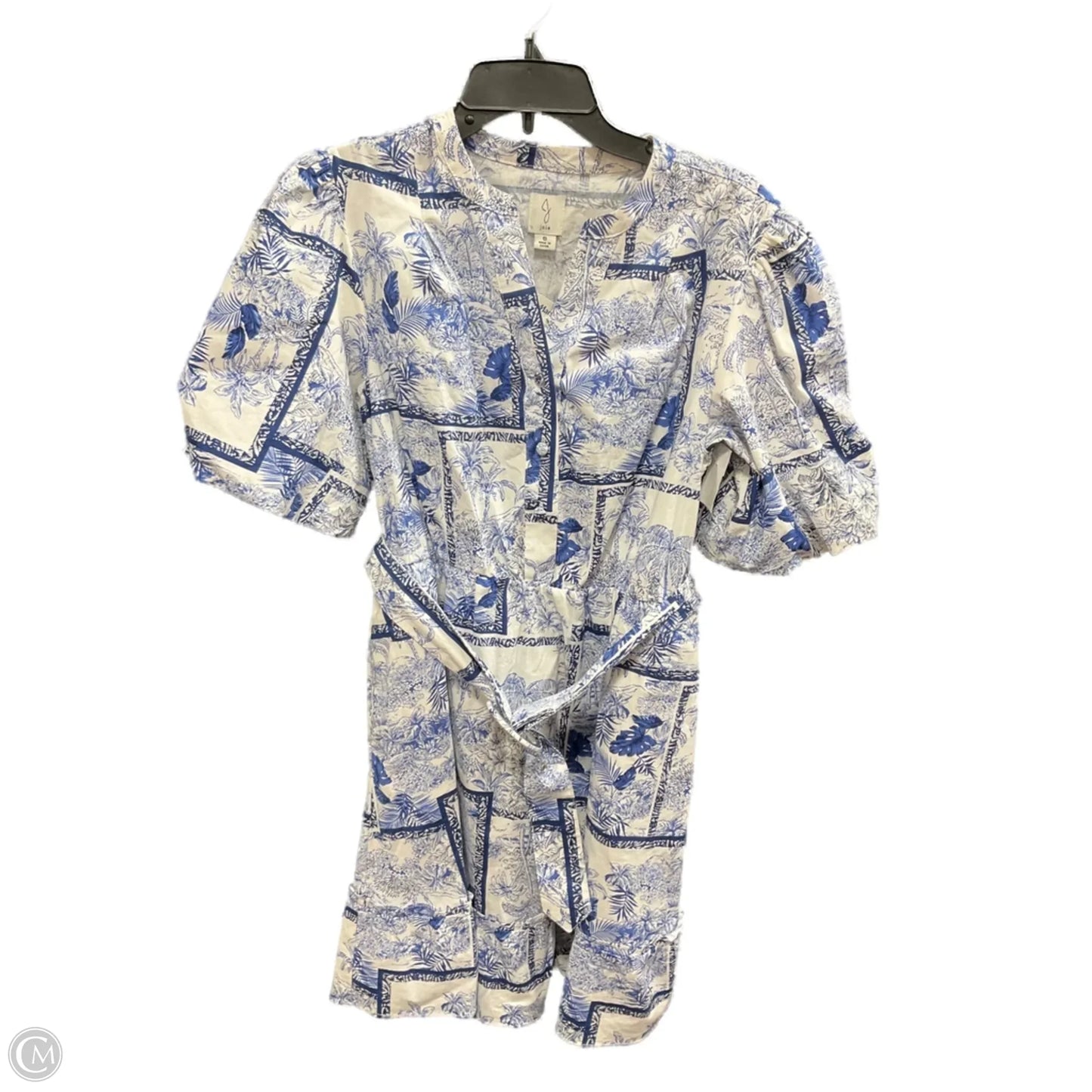 Dress Casual Short By Joie In Blue & White, Size: 8