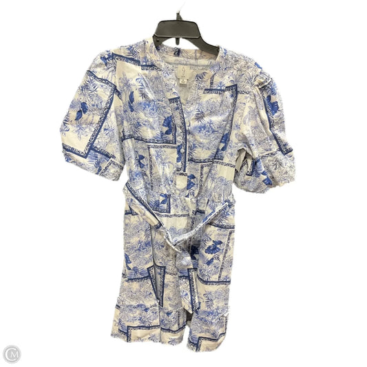 Dress Casual Short By Joie In Blue & White, Size: 8