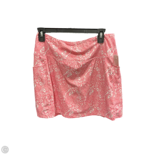 Athletic Skort By Cmf In Pink, Size: L