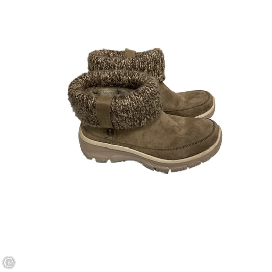 Boots Ankle Flats By Skechers In Brown, Size: 6