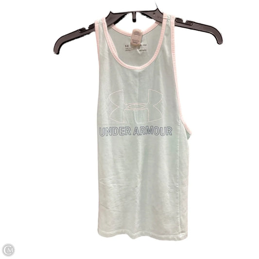 Athletic Tank Top By Under Armour In Teal, Size: S