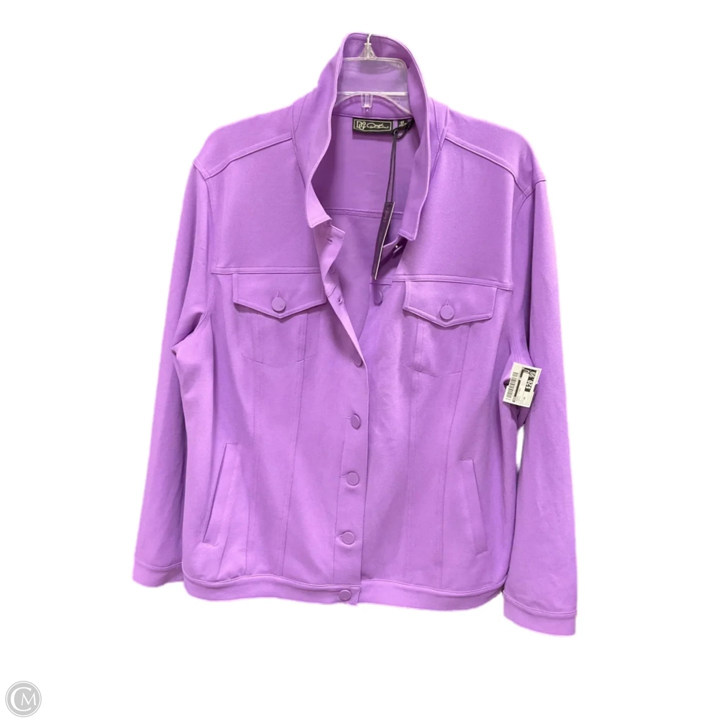 Jacket Other By Dg2 In Purple, Size: 1x