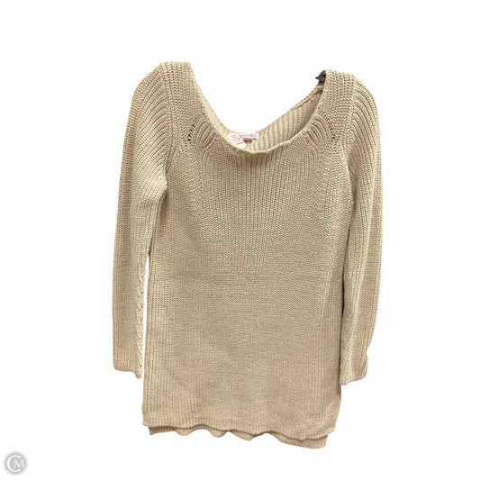 Sweater By Merona In Tan, Size: L