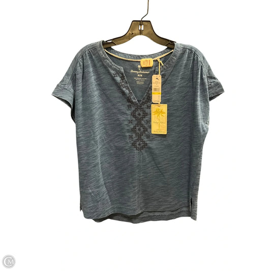 Top Short Sleeve By Tommy Bahama In Blue, Size: M