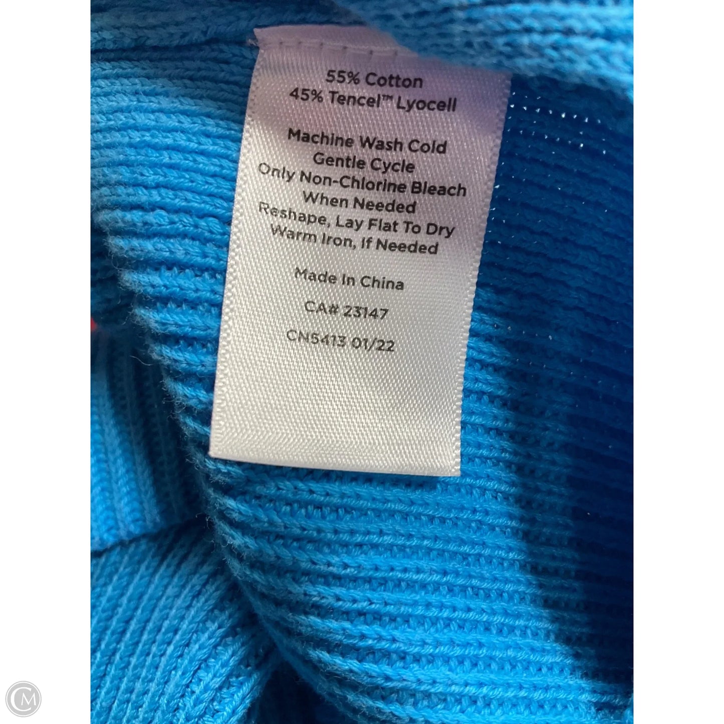 Cardigan By Talbots In Blue, Size: 2x