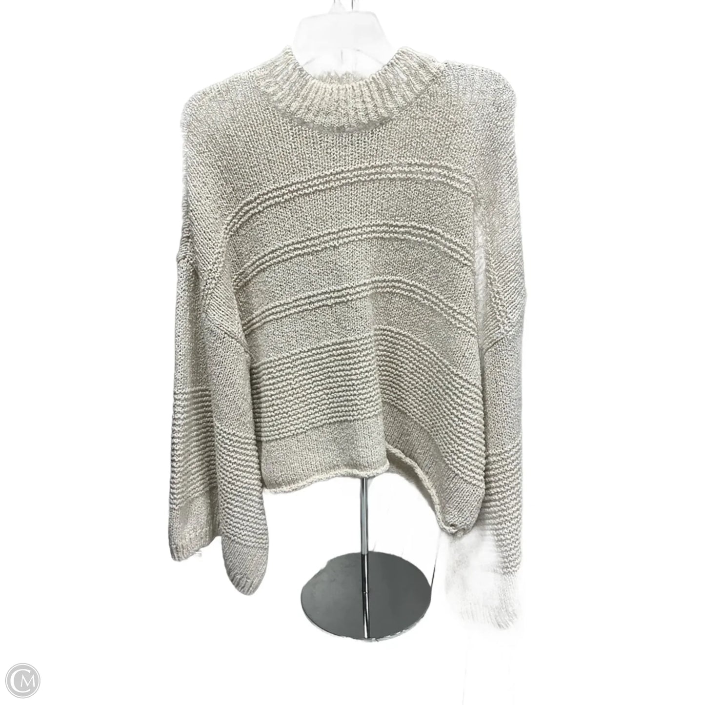 Sweater By Top Shop In White, Size: M