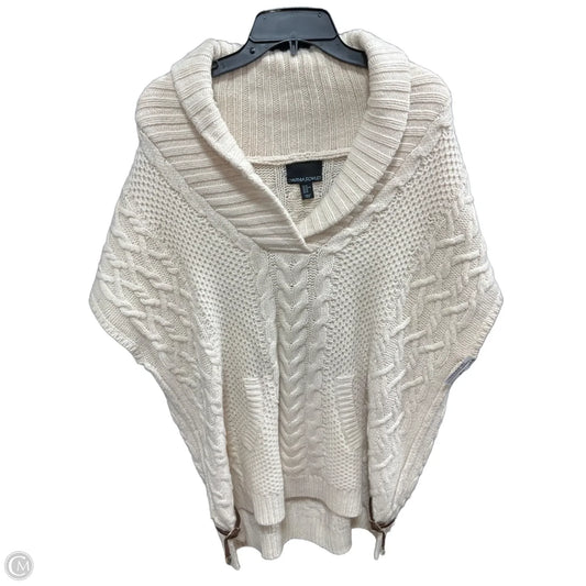 Poncho By Cynthia Rowley In Cream, Size: Xl