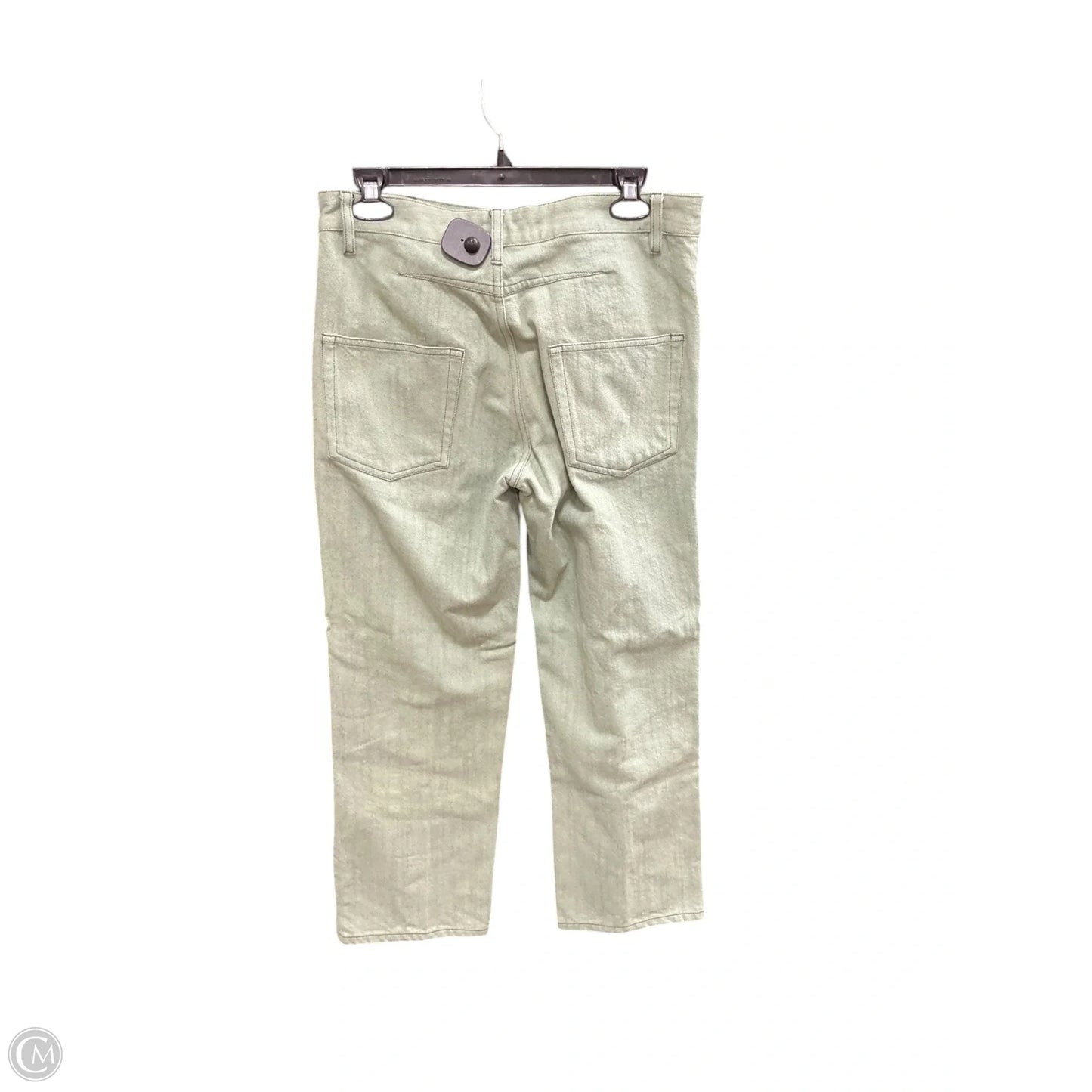 Jeans Designer By Isabel Marant In Green Denim, Size: 8