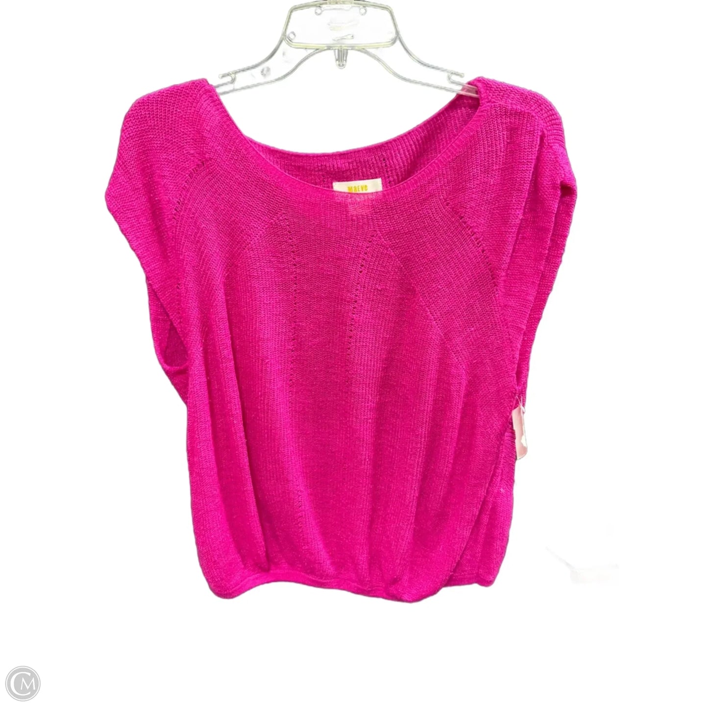 Top Short Sleeve By Maeve In Pink, Size: S