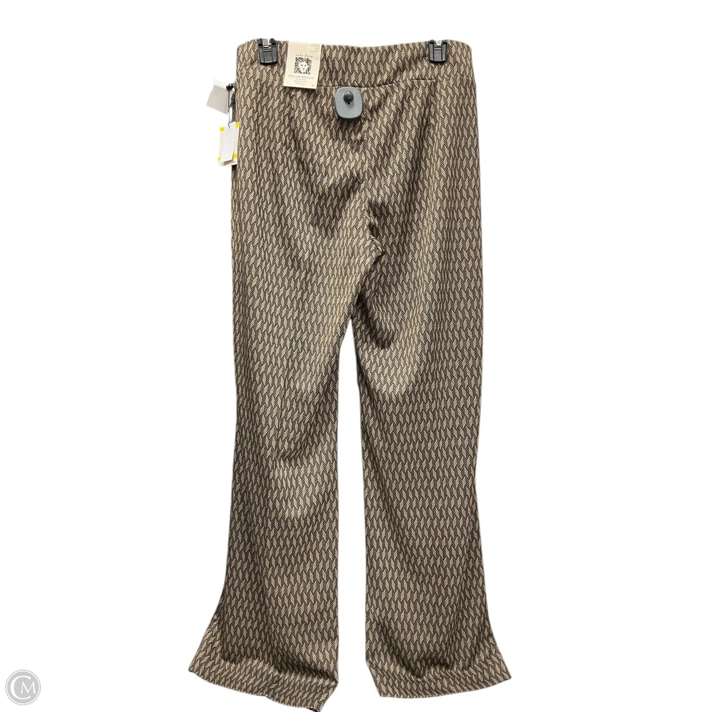 Pants Dress By Anne Klein In Black & Brown, Size: M