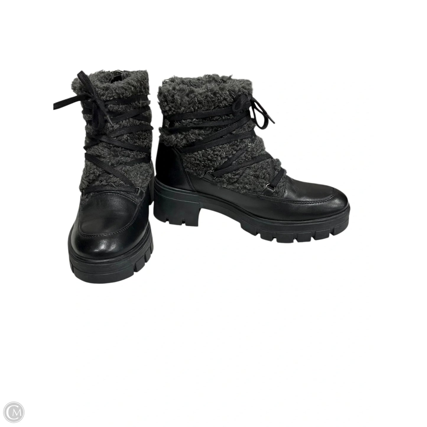 Boots Ankle Heels By Cme In Black, Size: 9