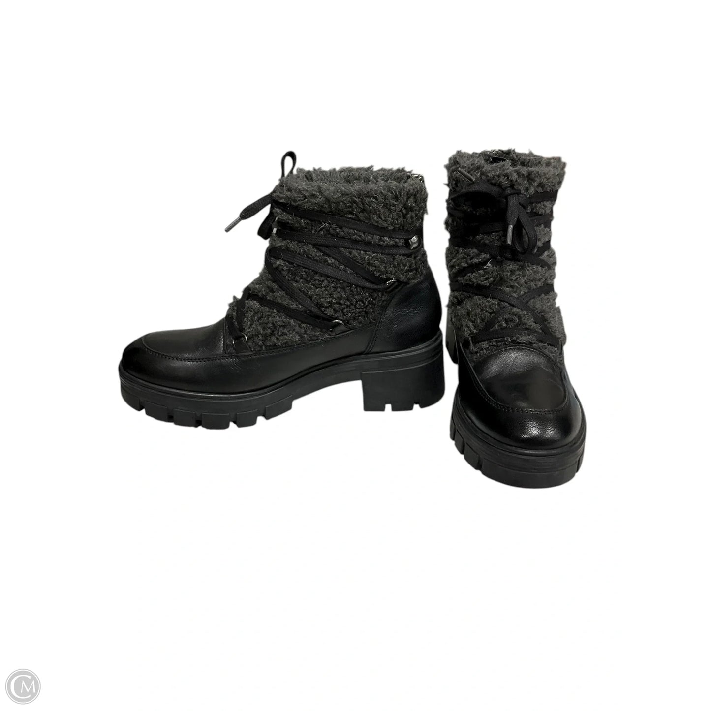 Boots Ankle Heels By Cme In Black, Size: 9