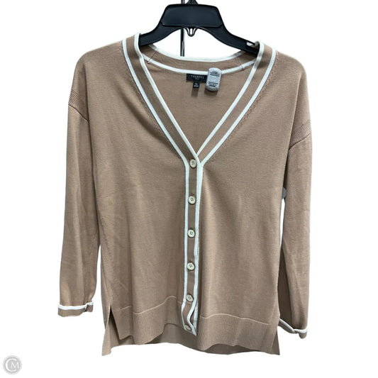 Cardigan By Talbots In Tan, Size: Sp