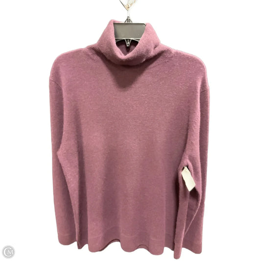 Sweater Designer By Neiman Marcus In Maroon, Size: Xl