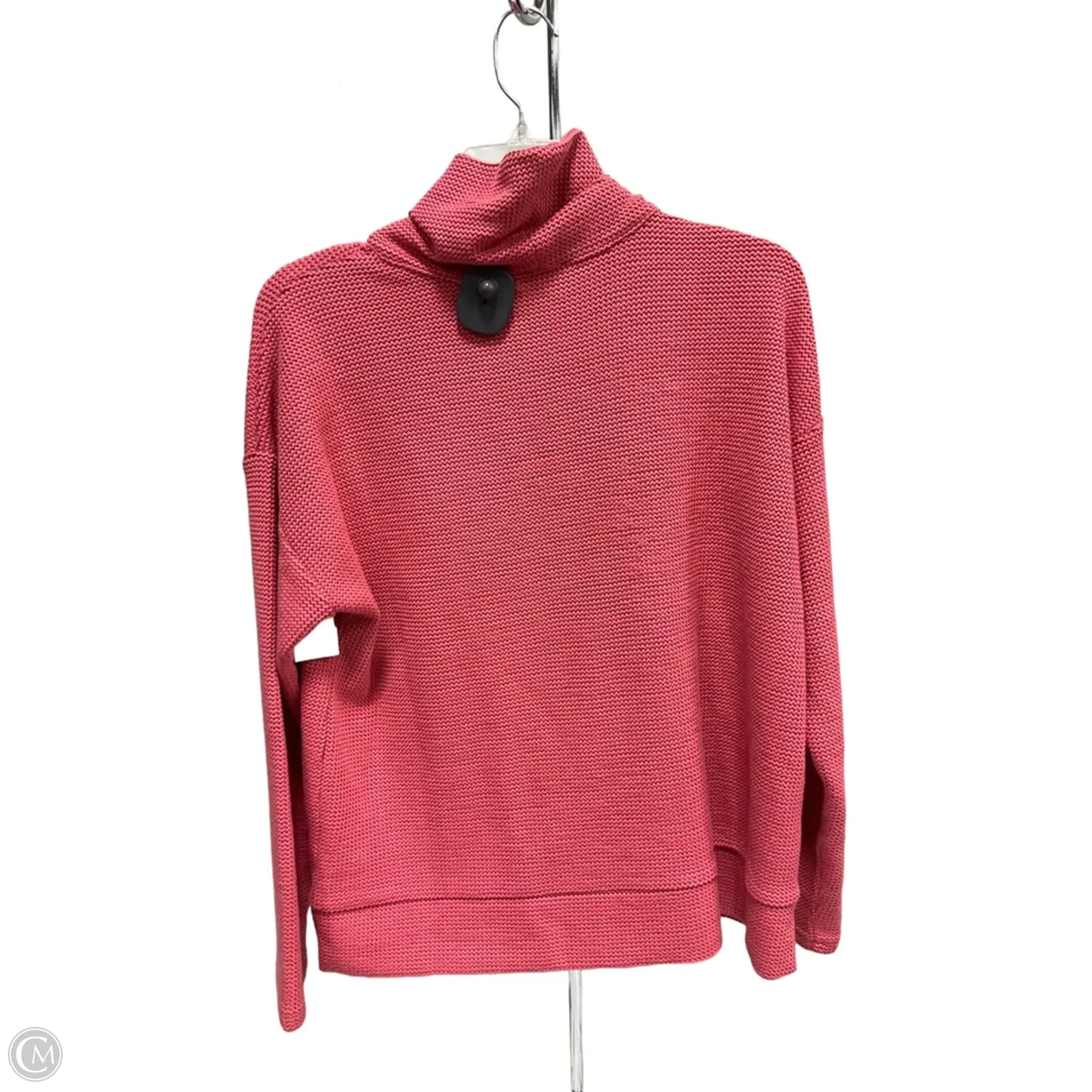 Top Long Sleeve By Talbots In Pink, Size: M