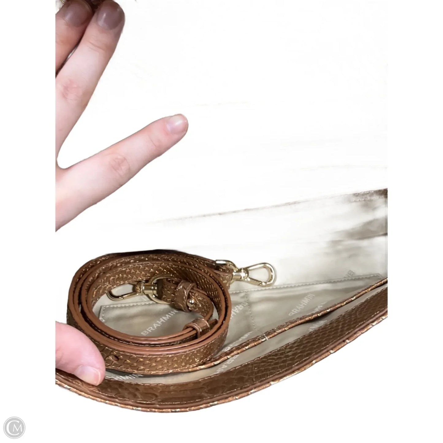 Handbag Designer By Brahmin, Size: Medium