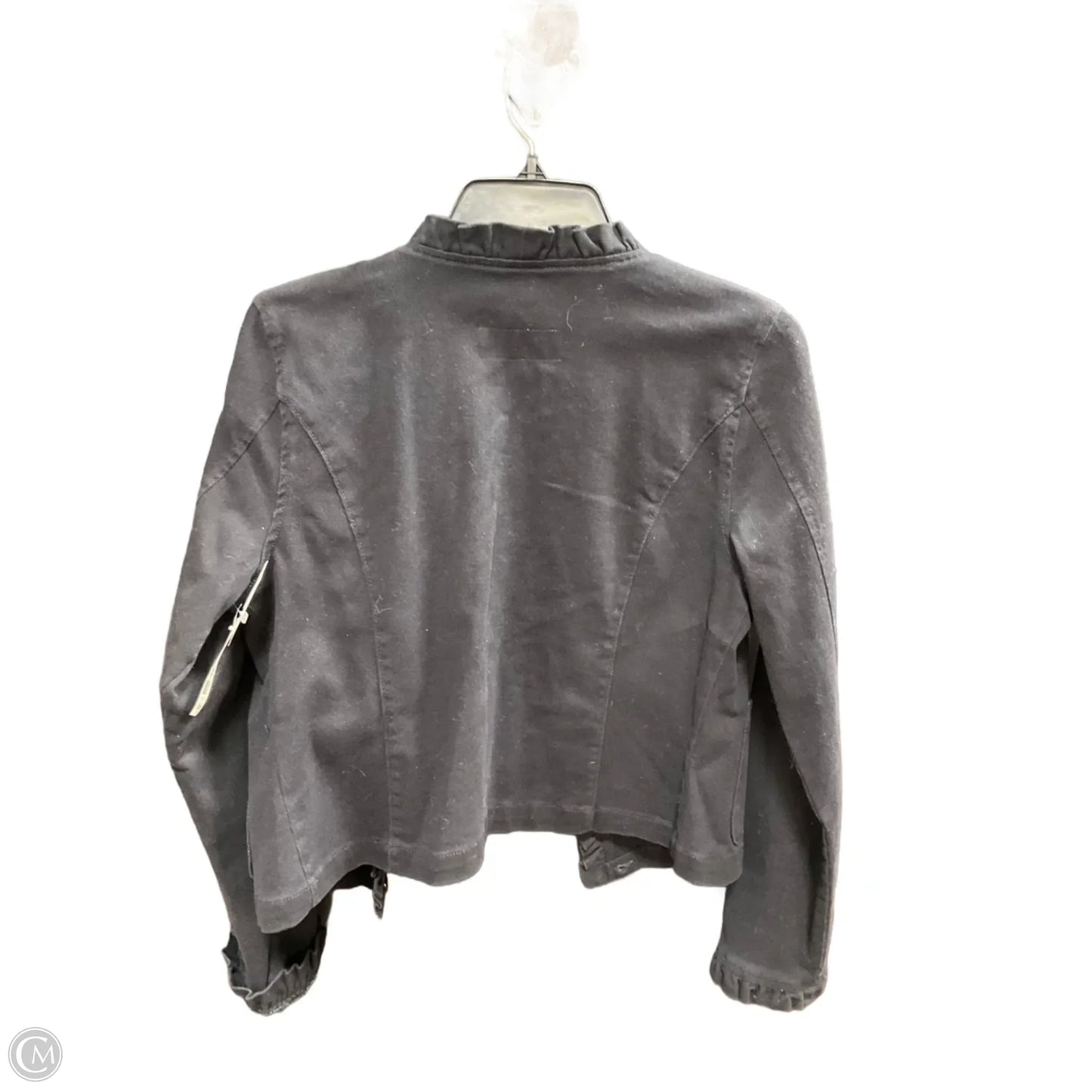 Jacket Denim By Draper James In Black Denim, Size: M