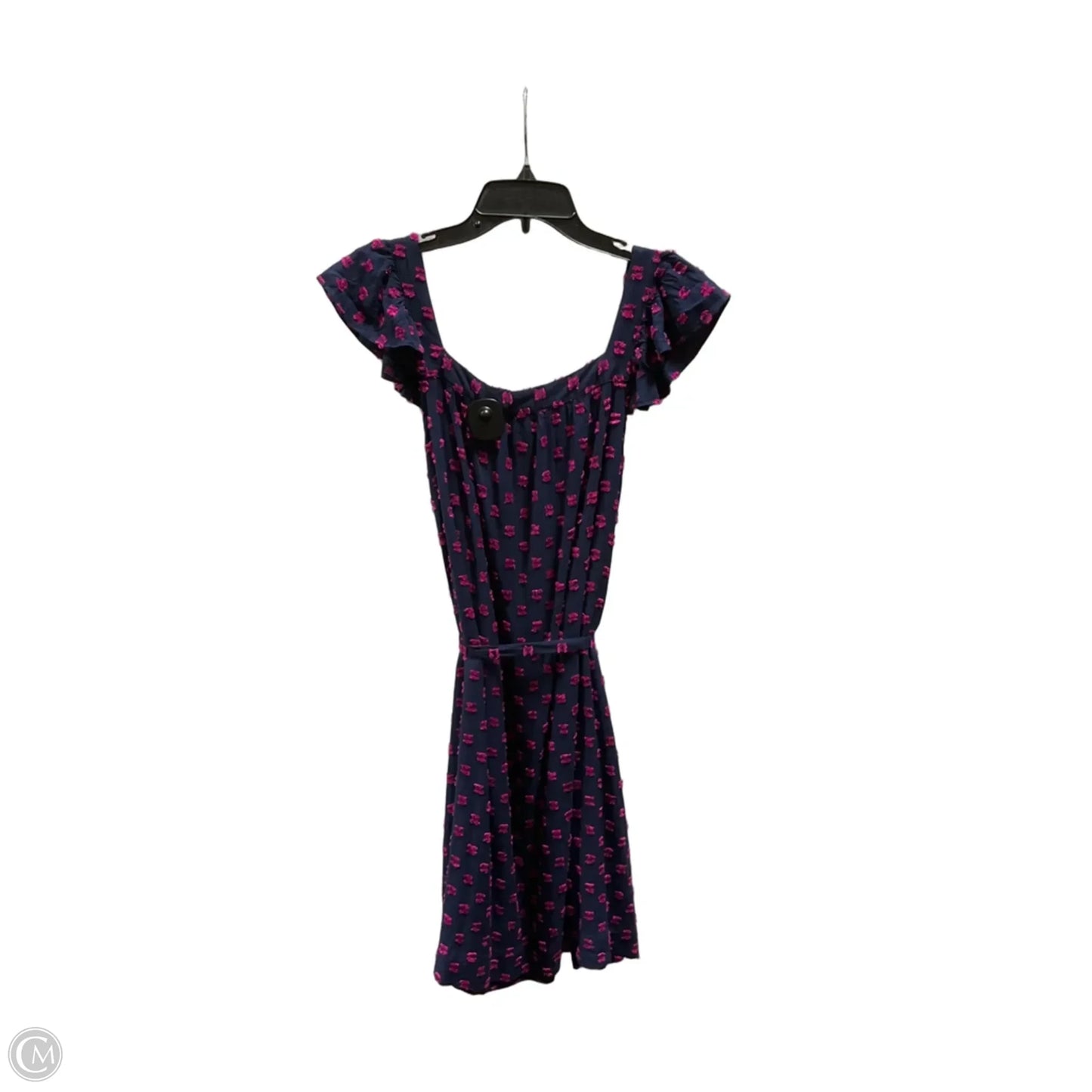 Dress Casual Short By Loft In Blue & Pink, Size: L