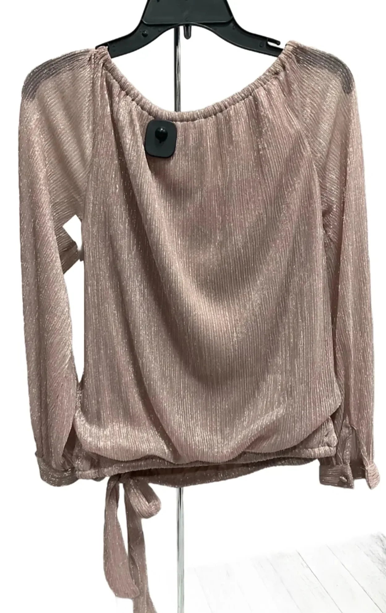 Top Long Sleeve By Cece In Pink, Size: M
