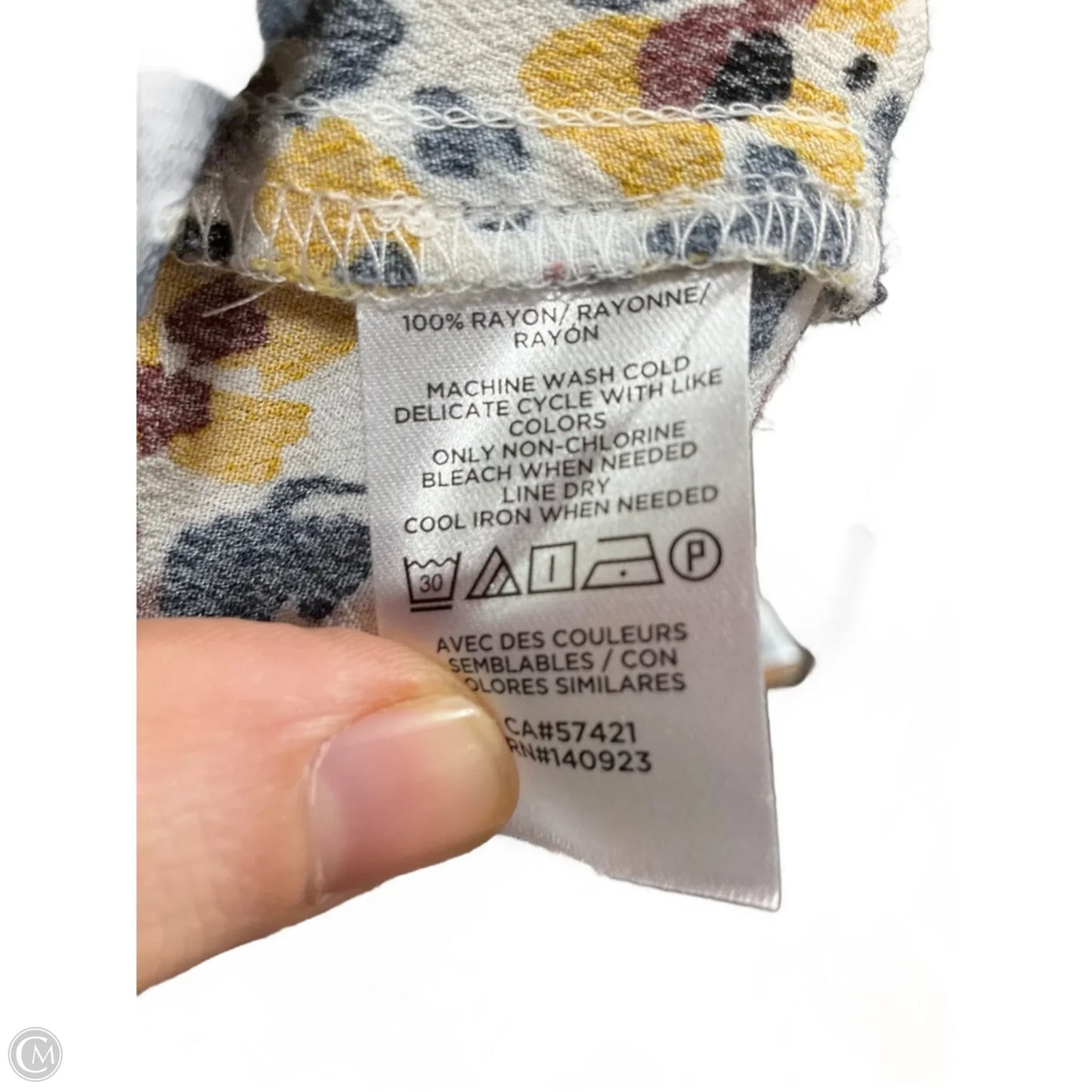 Top Long Sleeve By Loft In Floral Print, Size: Xs